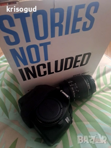 Комплект фотоапарат Canon EOS2000D / EF-S18-55mm, снимка 9 - Фотоапарати - 53073800