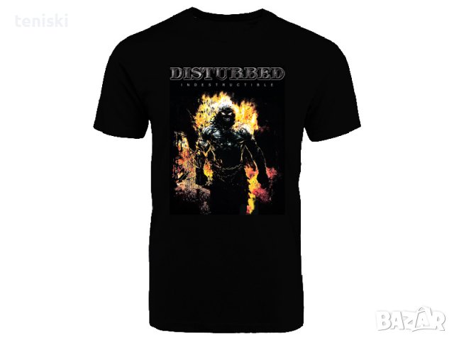 Рок Тениски Disturbed 5 модела, снимка 5 - Тениски - 39801865