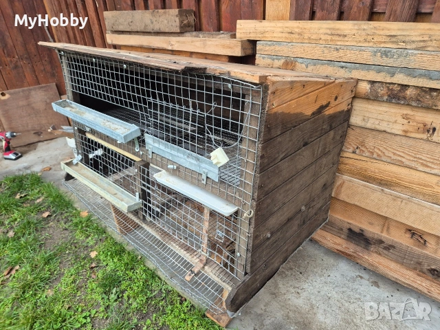 клетка за пътпъдъци двуетажна, снимка 6 - За птици - 53063575