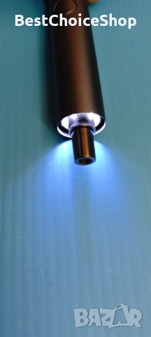 Мини електрическа отвертка комплект 56 битове с 3 LED светлини, презареждаема, снимка 6 - Други инструменти - 54350637