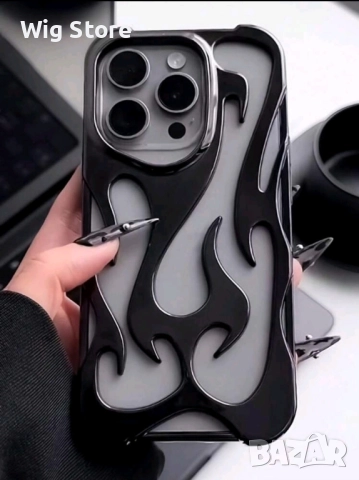 Матов защитен калъф за телефон iphone 15,15 Pro, Pro Max, 16,16 Plus,16 Pro,16 Pro Max, снимка 4 - Калъфи, кейсове - 51580267