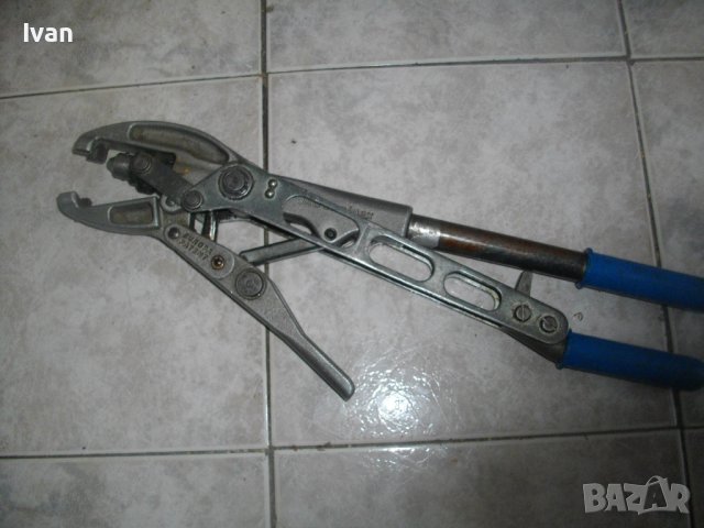 JRG Sanitex-Немски Прес Клещи/Инструмент Инсталиране/Крипване Тръби/Фитинги 20мм-Топла/Студена Вода, снимка 10 - Клещи - 39259932