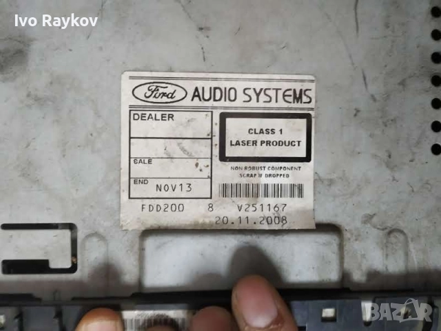 FORD FOCUS MK2 (2008-2011) STEREO CD RADIO PLAYER, 6000 CD, FDD200, снимка 5 - Части - 52662656