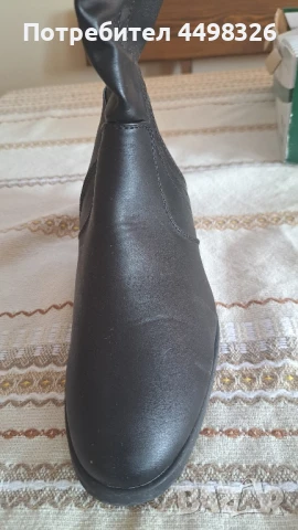 Черни токове ботуши, снимка 4 - Дамски ботуши - 50618437