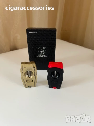 Резачка за пури GUEVARA – V-образно рязане и пънч, снимка 8 - Запалки - 50549458