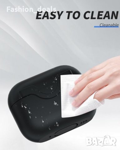 Нов мек силиконов защитен калъф с карабинер за слущалки Airpods Pro 2, снимка 4 - Аксесоари за Apple - 42201680