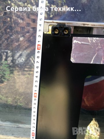 Продавам отлично запазено предно стъкло с дръжката за готварска печка INDESIT, снимка 5 - Печки, фурни - 30380761