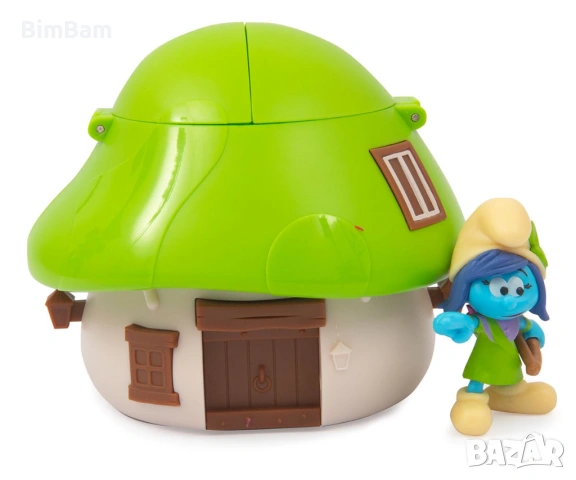 Комплект къщичка със Смърф-изненада Смърфовете / Giochi Preziosi, снимка 5 - Фигурки - 53220952