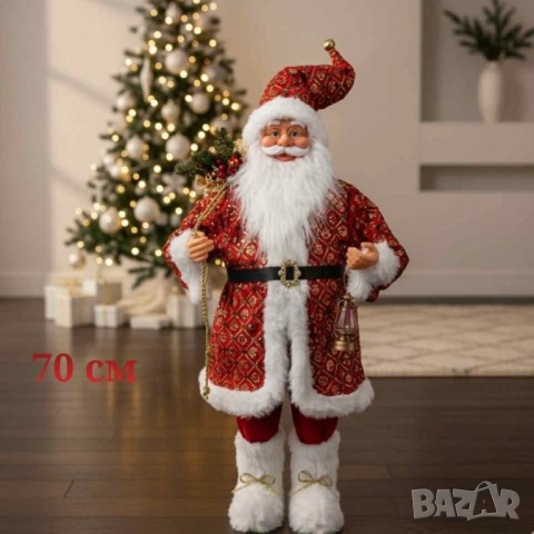 Внеси коледно вълшебство у дома – фигура на Дядо Коледа, която създава празнично настроение за секун, снимка 6 - Други стоки за дома - 52149821