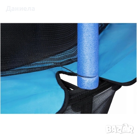 Мини батут с мрежа за безопасност – Компактен и забавен избор за деца, снимка 6 - Други стоки за дома - 53056500