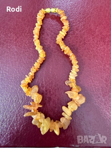красив гердан от натурален кехлибар