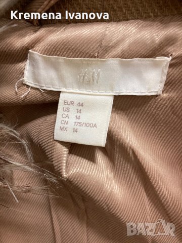 H&M с 38% вълна, Л/ХЛ, снимка 3 - Палта, манта - 38616124