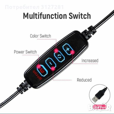  ПРОМОЦИЯ Професионална Led Ринг Лампа за снимки и Видеa /ring light/, снимка 2 - Други - 33984772