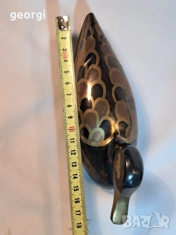 бронзова статуетка патица 32/3, снимка 8 - Статуетки - 53137661