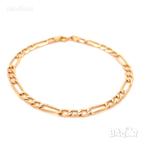 Златна дамска гривна 2,07гр. 19,0см. 14кр. проба:585 модел:38179-2, снимка 2 - Гривни - 54038874