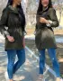 Дамска парка в зелено , снимка 1