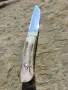 Нож ръчна изработка еленски рог, снимка 7