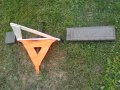 Оригинален сгъваем триъгълник със стойка и светлоотразителна триъгълна лента за Ситроен!, снимка 13