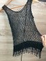 Уникален мрежест топ с мъниста, снимка 3
