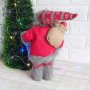2593 Декоративна коледна фигура Дядо Коледа, 30см, снимка 5