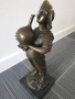 40см-6кг Barbella статуетка/стара италианска бронзова скулптура/фигура на момче пиещо от стомна, снимка 1