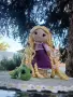Рапунцел / Rapunzel  Плетена кукла, снимка 5