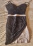 Черна рокля тип бюстие , снимка 1 - Рокли - 38019476