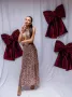 Дълга луксозна дамска рокля , снимка 1