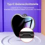 Мини диктофон STTWUNAKE 8GB с DSP шумопотискане, гласово активиране, 24ч запис, Type-C, снимка 5