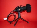 NOS 500 USB Кондензаторен Микрофон с Neumann капсула за студио подкаст и стрийминг, снимка 6