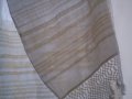 19 в  кърпа памучен  кенар с плетена на една кука дантела , снимка 2