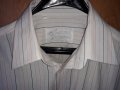 Мъжка риза дълъг ръкав Lobus Giovanni бяла с цветни райета 41/42, снимка 3