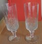 Кристални чаши за шампанско, безалкохолно, снимка 2
