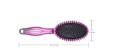Четка - гребен за коса, за сресване, стилизиране и масаж на скалпа, снимка 4