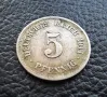 Стара монета 5 пфенига 1911 г.буква  F - Германия- топ цена !, снимка 12