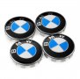 4 бр. капачки за джанти BMW 68 мм лого емблема БМВ прахова защита цветни за украса лого синьо бяло т, снимка 5
