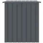 vidaXL Къща за куче с покрив черна 110x103x109 см поцинкована стомана, снимка 4