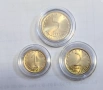Лот 1 , 2 и 5 стотинки 1999 година UNC, снимка 1