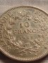 Сребърна монета 10 франка 1968г. Франция Трета република Херкулес за КОЛЕКЦИЯ 33071, снимка 8