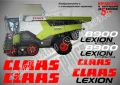 CLAAS Lexion 6700 стикери надписи, снимка 5