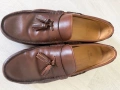 Мъжки кожени мокасини,Massimo Dutti, снимка 3