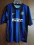 Inter Milan Ronaldo Vintage Nike оригинална фланелка футболна тениска Интер Роналдо , снимка 2