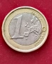 1Евро Италия-2009г със лек дефект, снимка 3