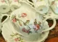Колекционерски сервиз за кафе  - модел - TORSE PINK FLOWERS  от HAVILAND Limoges. , снимка 7
