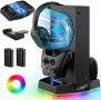 Нова Охлаждаща стойка за Xbox Series XBX със зарядна станция и RGB светлина, снимка 1