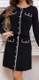 Елегантен комплект , къса пола трапец с къса жилетка , снимка 2
