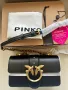 Чисто нова Чанта и колан Pinko Love Mini Icon в черен цвят, снимка 11