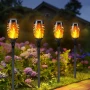 Продавам: 10 бр. Соларни Външни Лампи с Ефект на Пламък – Водоустойчиви и Декоративни, снимка 2