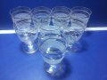 Ретро ракиени чашки, столче, златен кант, мат – 7 бр , снимка 7