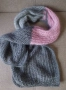 Шал, ажурен, ръчно плетиво, 3 цвята, мохер, пайети, мек и топъл, с подарък огледалце, снимка 15